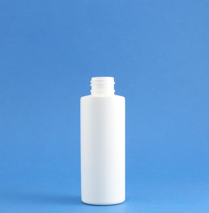 100ml Simplicity Bottle White HDPE 24mm Neck